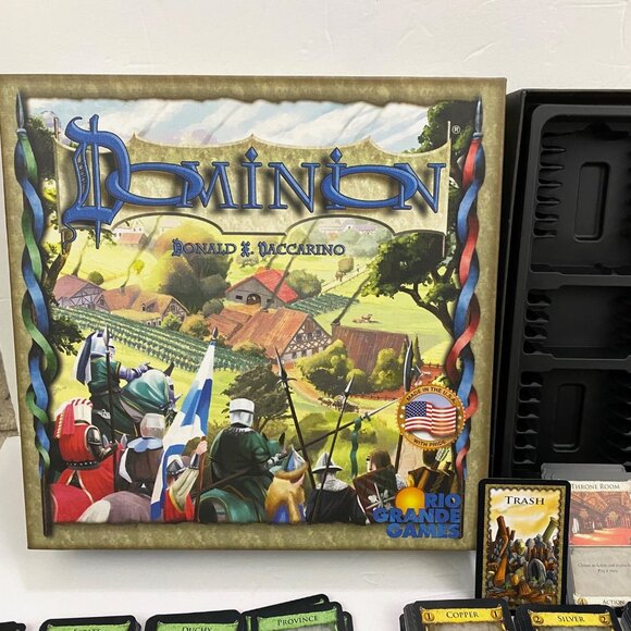 Dominion Rio Grande Games Donald Vaccarino Board Game 1st Edition - Picture 2 of 14